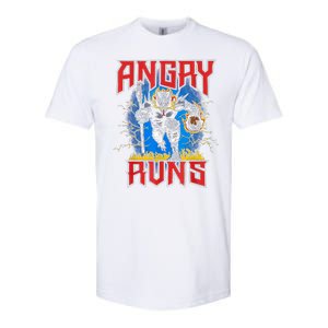 Angry Runs Good Morning Softstyle CVC T-Shirt