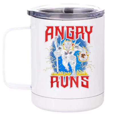 Angry Runs Good Morning 12 oz Stainless Steel Tumbler Cup