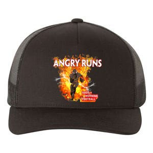 Angry Runs Good Morning Football Sport Lover Football Fan Yupoong Adult 5-Panel Trucker Hat