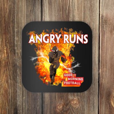 Angry Runs Good Morning Football Sport Lover Football Fan Coaster