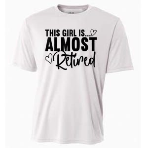 Almost Retired Gifts For Wo Retiring Soon Retirement Cooling Performance Crew T-Shirt