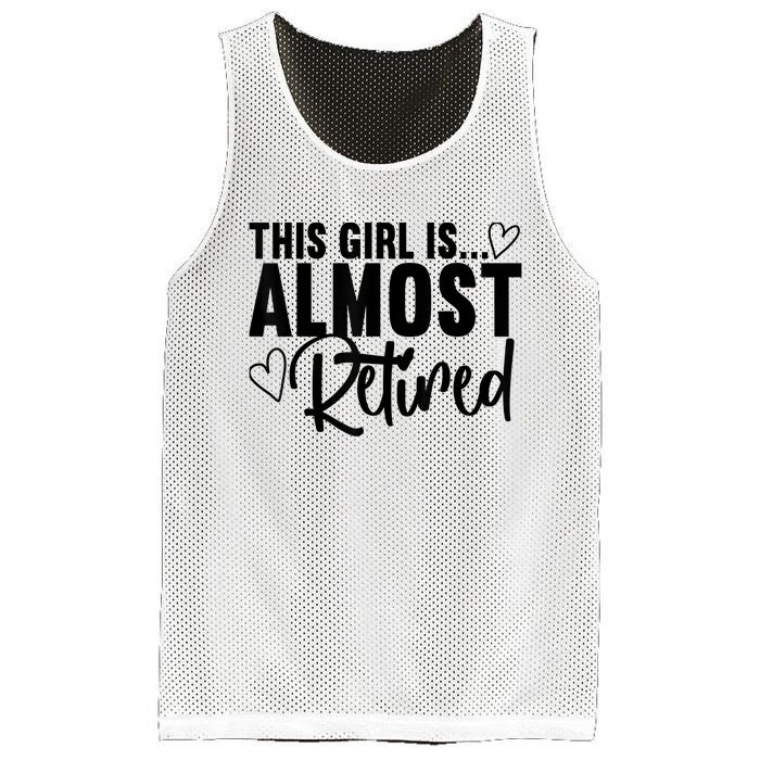 Almost Retired Gifts For Wo Retiring Soon Retirement Mesh Reversible Basketball Jersey Tank