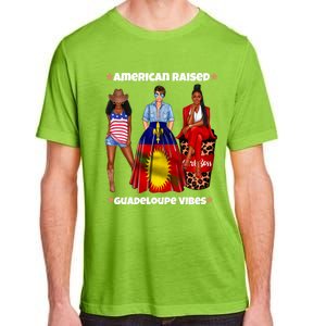 American Raised Guadeloupe Vibes Born In South America Dna Gift Adult ChromaSoft Performance T-Shirt