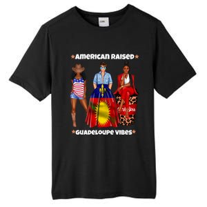 American Raised Guadeloupe Vibes Born In South America Dna Gift Tall Fusion ChromaSoft Performance T-Shirt