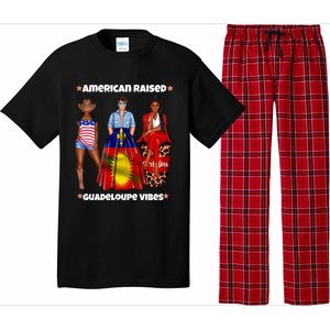 American Raised Guadeloupe Vibes Born In South America Dna Gift Pajama Set