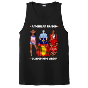 American Raised Guadeloupe Vibes Born In South America Dna Gift PosiCharge Competitor Tank