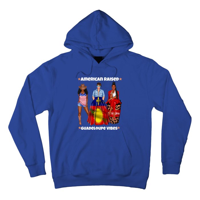 American Raised Guadeloupe Vibes Born In South America Dna Gift Hoodie