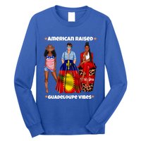 American Raised Guadeloupe Vibes Born In South America Dna Gift Long Sleeve Shirt