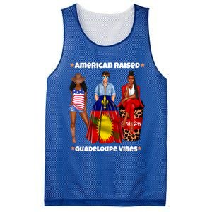 American Raised Guadeloupe Vibes Born In South America Dna Gift Mesh Reversible Basketball Jersey Tank