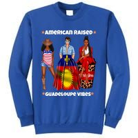 American Raised Guadeloupe Vibes Born In South America Dna Gift Tall Sweatshirt