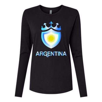 Argentina Womens Cotton Relaxed Long Sleeve T-Shirt