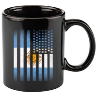 Argentina American Flag 11oz C Handle Ceramic Mug