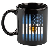Argentina American Flag 11oz C Handle Ceramic Mug