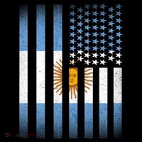 Argentina American Flag Wool Snapback Cap