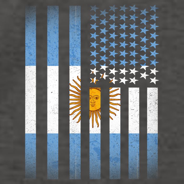 Argentina American Flag Vector Backpack