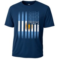 Argentina American Flag Cooling Performance Crew T-Shirt