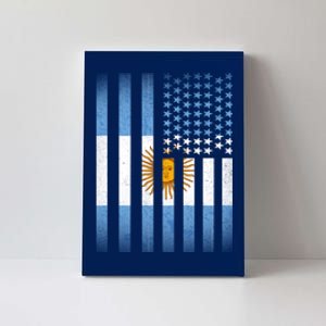 Argentina American Flag Canvas