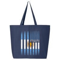 Argentina American Flag 25L Jumbo Tote