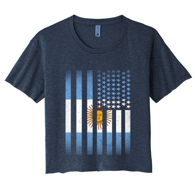 Argentina American Flag Crop Top