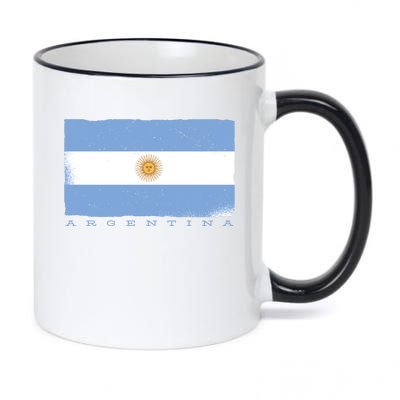 Argentina Flag 11oz Black Color Changing Mug