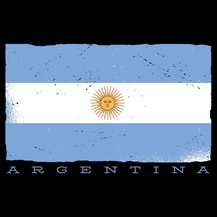 Argentina Flag Cooling Performance Crew T-Shirt