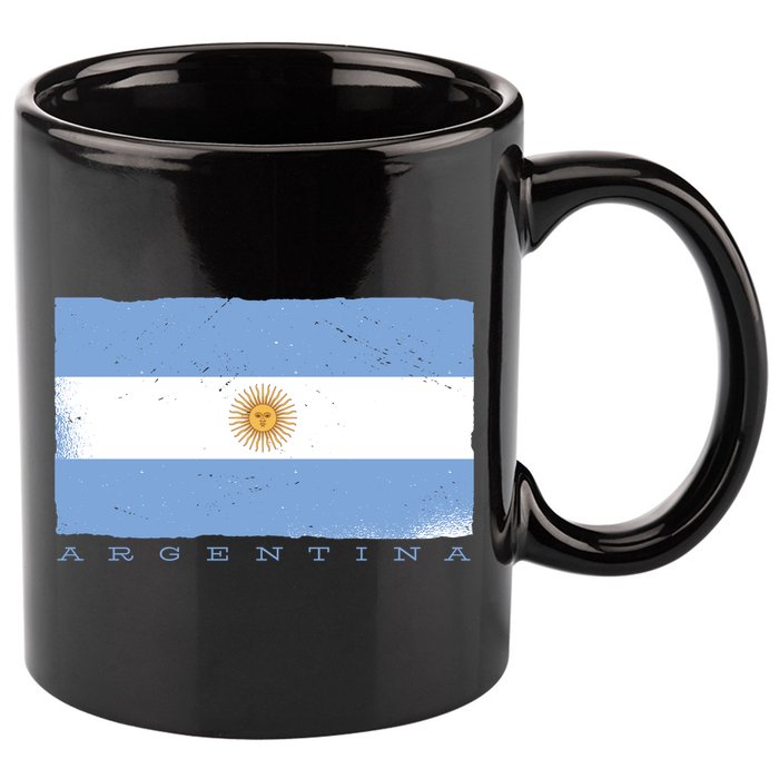 Argentina Flag 11oz C Handle Ceramic Mug