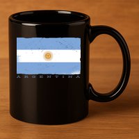 Argentina Flag 11oz C Handle Ceramic Mug