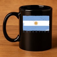 Argentina Flag 11oz C Handle Ceramic Mug