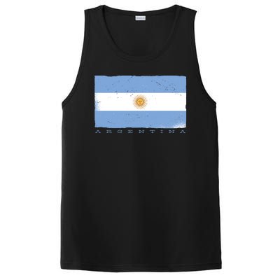 Argentina Flag PosiCharge Competitor Tank