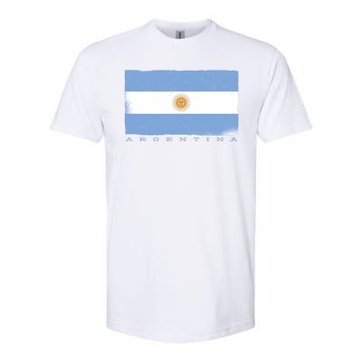 Argentina Flag Softstyle® CVC T-Shirt