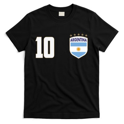 Argentina Flag Shield Logo Soccer World Cup T-Shirt