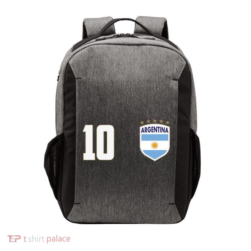 Argentina Flag Shield Logo Soccer World Cup Vector Backpack
