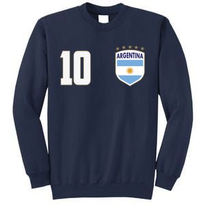 Argentina Flag Shield Logo Soccer World Cup Sweatshirt