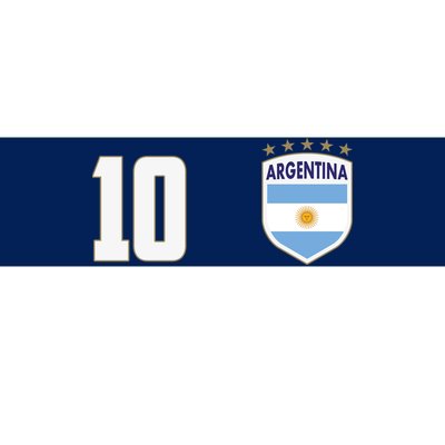 Argentina Flag Shield Logo Soccer World Cup Bumper Sticker