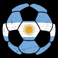 Argentina Flag Soccer Team Ball Futball Button