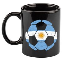 Argentina Flag Soccer Team Ball Futball 11oz C Handle Ceramic Mug
