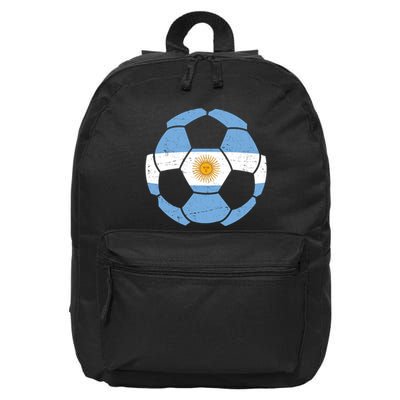 Argentina Flag Soccer Team Ball Futball 16 in Basic Backpack