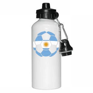 Argentina Flag Soccer Team Ball Futball Aluminum Water Bottle