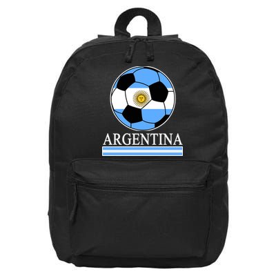Argentina Soccer Country Flag Ball 16 in Basic Backpack