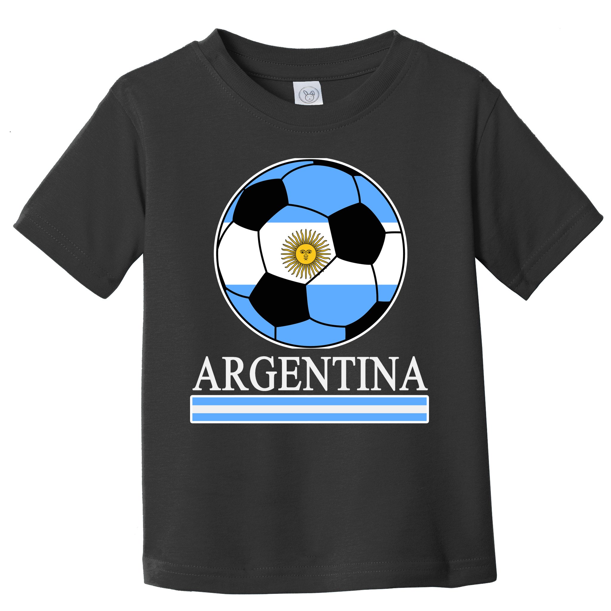 Argentina Soccer Country Flag Ball Toddler T-Shirt