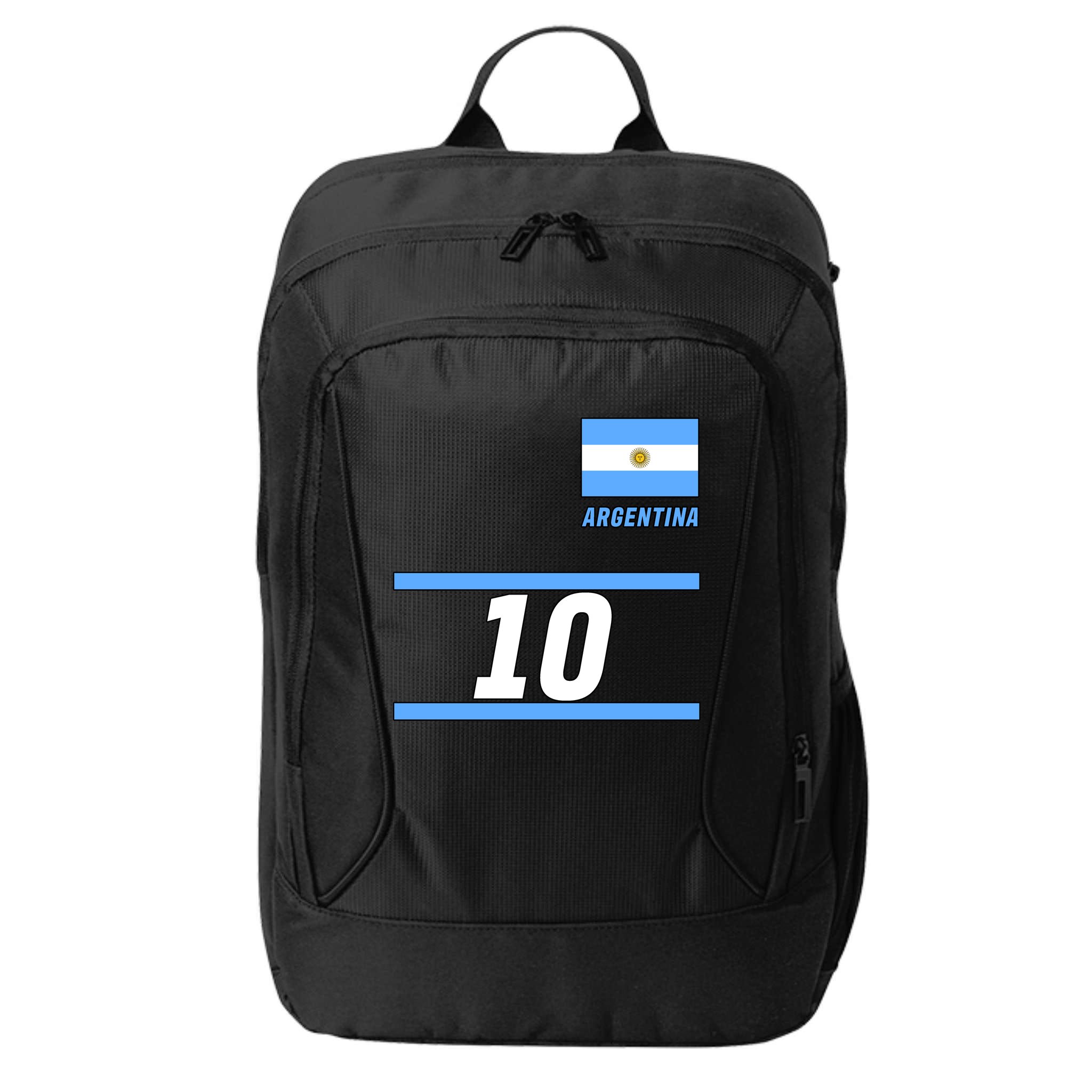 Argentina Soccer Jersey Number 10 City Backpack