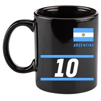 Argentina Soccer Jersey Number 10 11oz C Handle Ceramic Mug