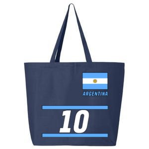 Argentina Soccer Jersey Number 10 25L Jumbo Tote