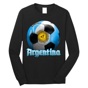 Argentina Soccer Logo Long Sleeve Shirt