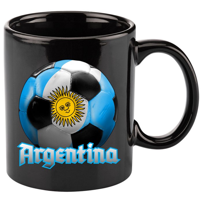Argentina Soccer Logo 11oz C Handle Ceramic Mug