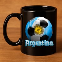 Argentina Soccer Logo 11oz C Handle Ceramic Mug