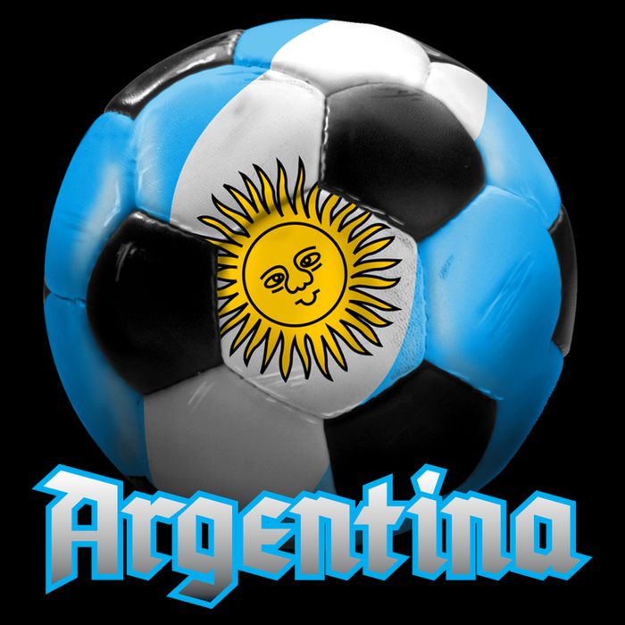 Argentina Soccer Logo Flatbill Hat