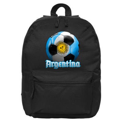 Argentina Soccer Logo 16 in Basic Backpack