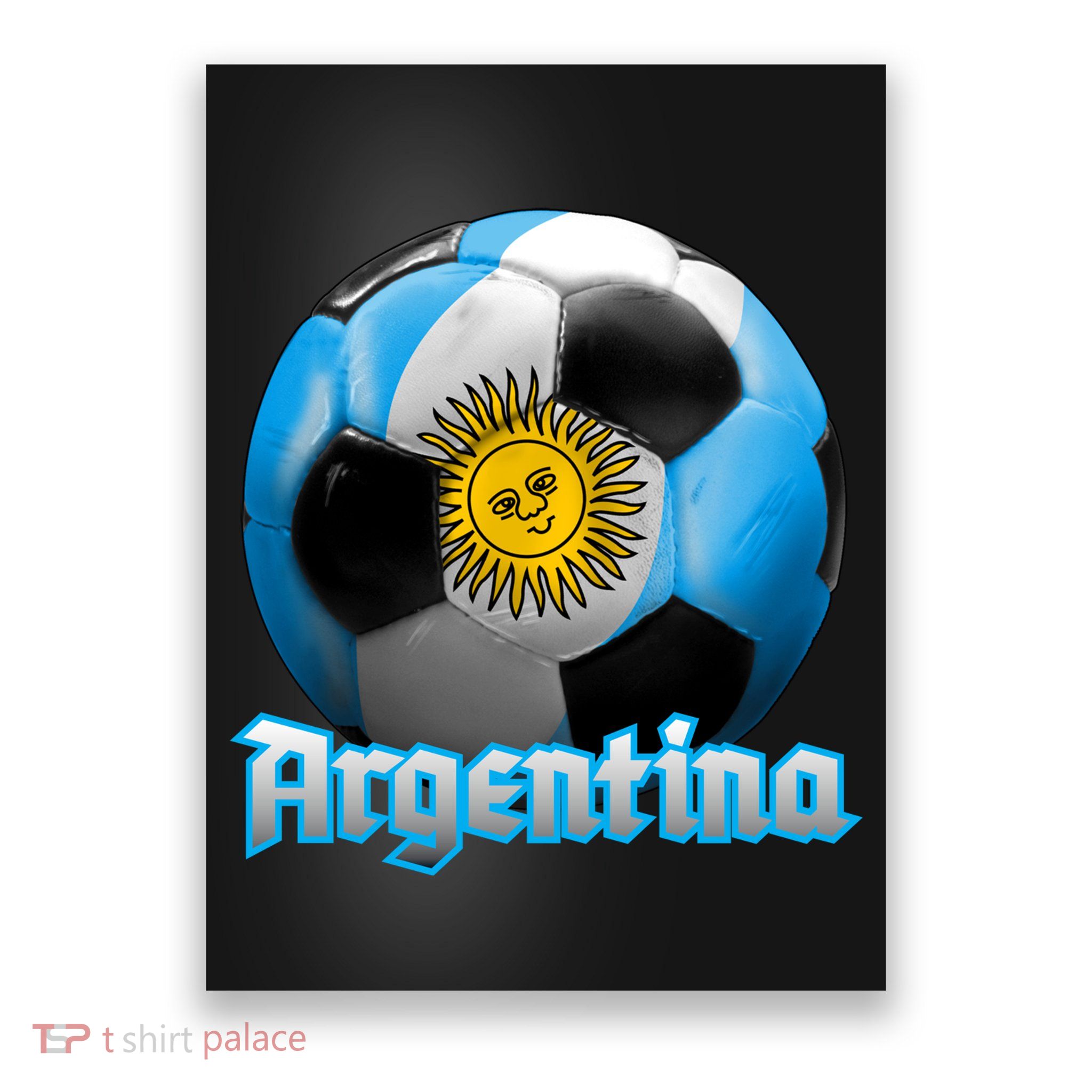 Argentina Soccer Logo Poster