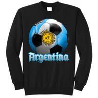 Argentina Soccer Logo Tall Sweatshirt